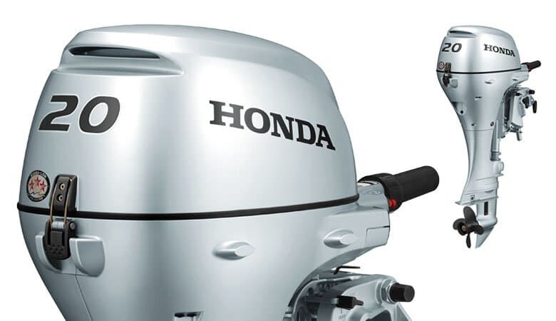 Honda BF20 Long Shaft, Electric Start, Tiller Steering