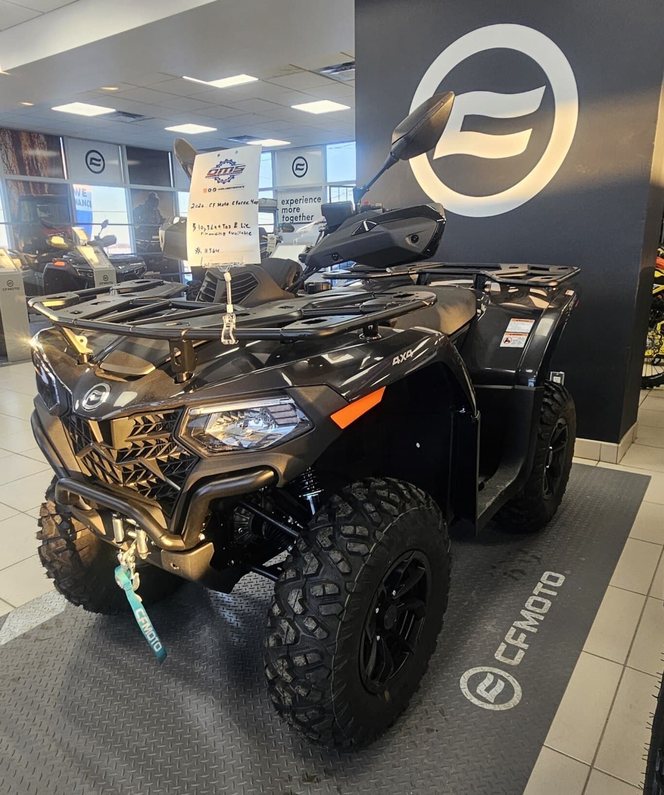 2026 CFMOTO CFORCE 400 BASE Jet Black