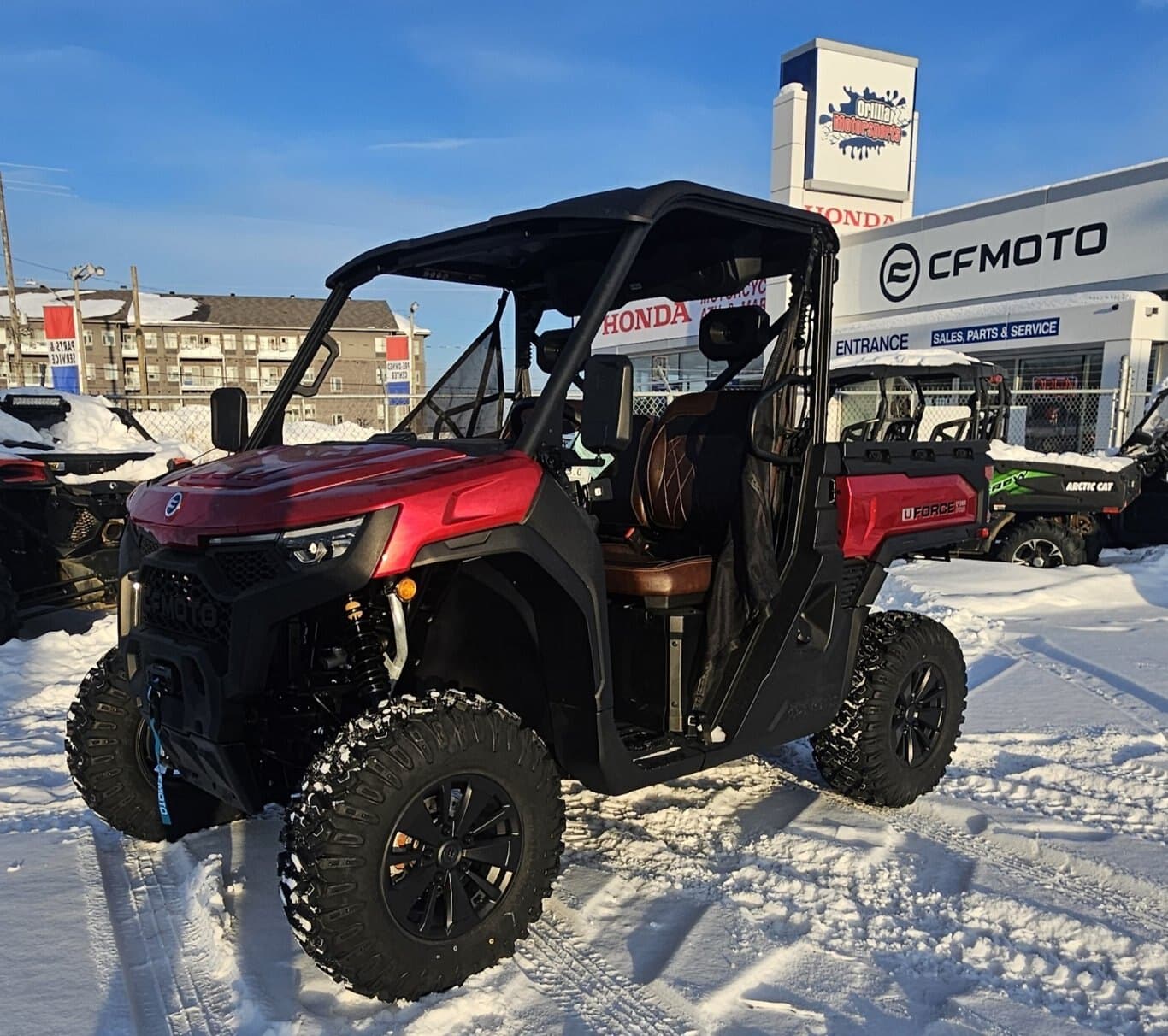 2026 CFMOTO UFORCE U10 PRO Bordeaux Red